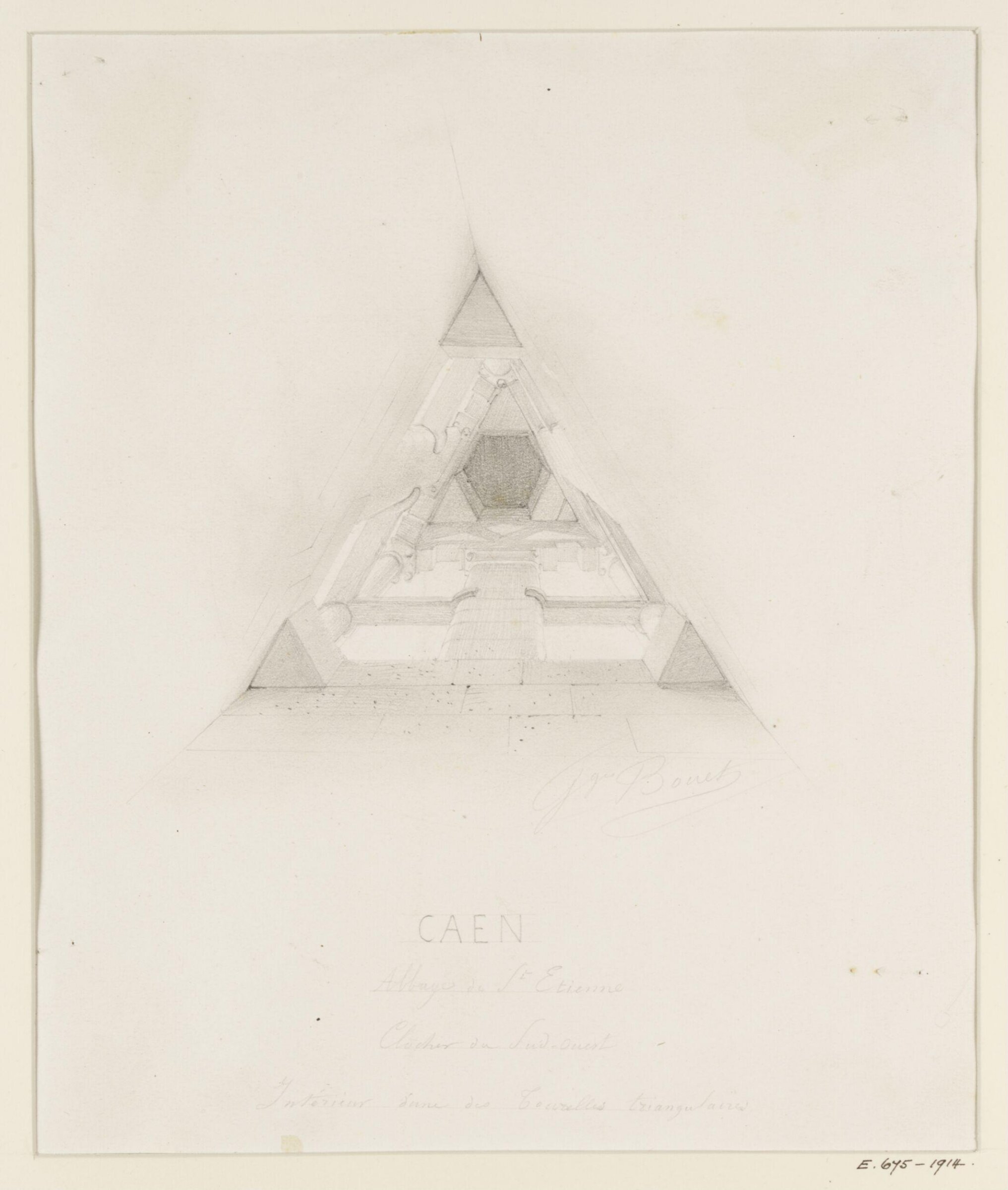 Drawing, Georges Adelmard Bouet, XIX век