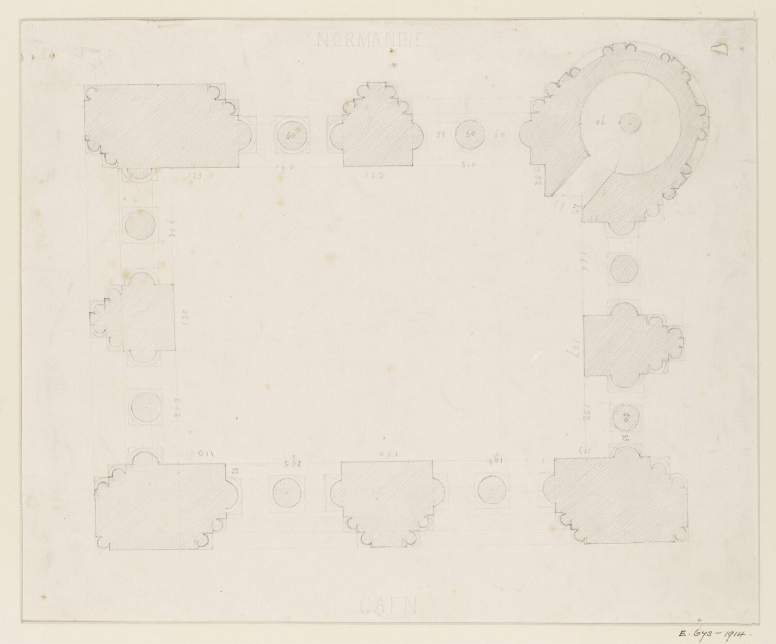 Drawing, Georges Adelmard Bouet, XIX век