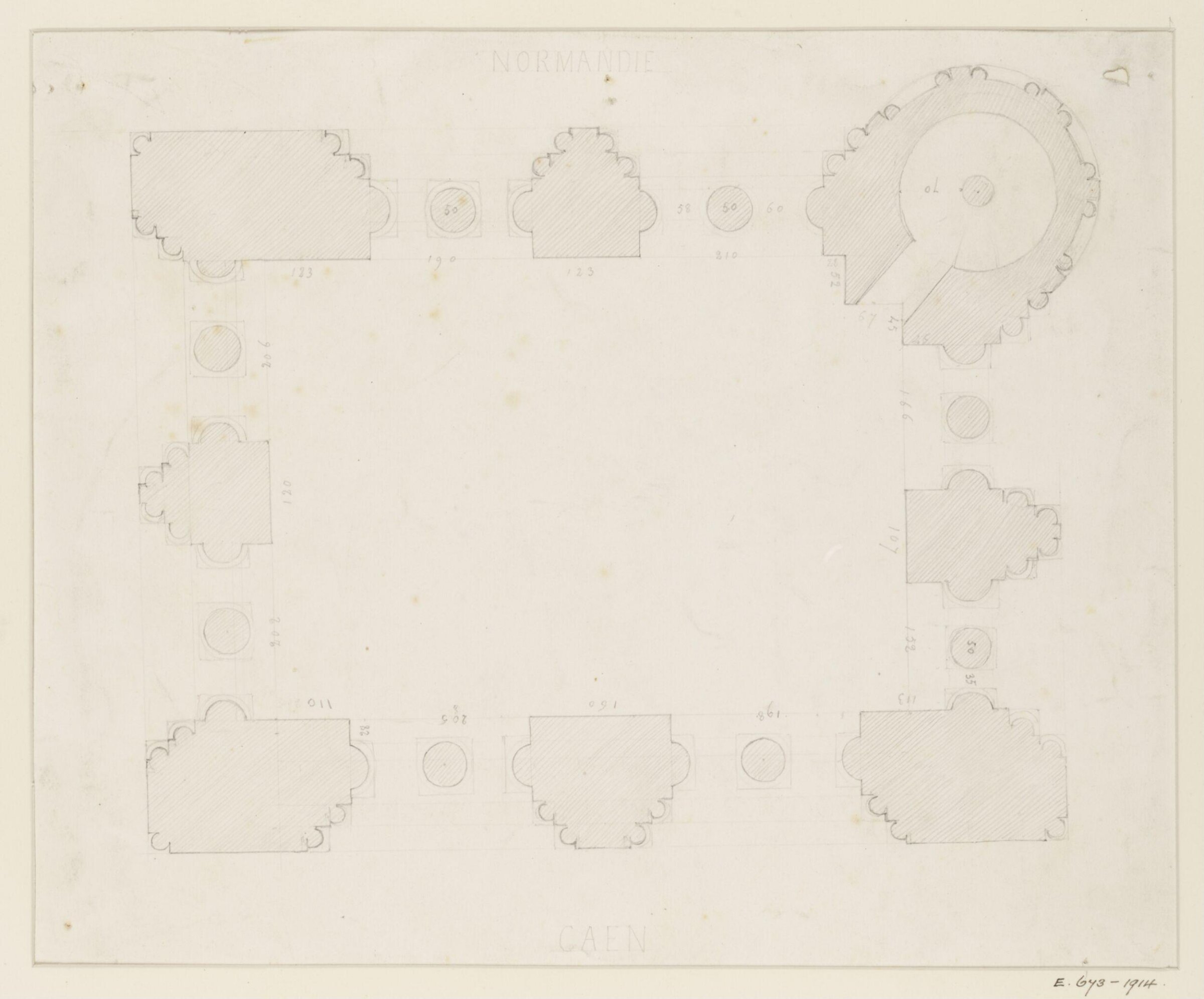 Drawing, Georges Adelmard Bouet, XIX век