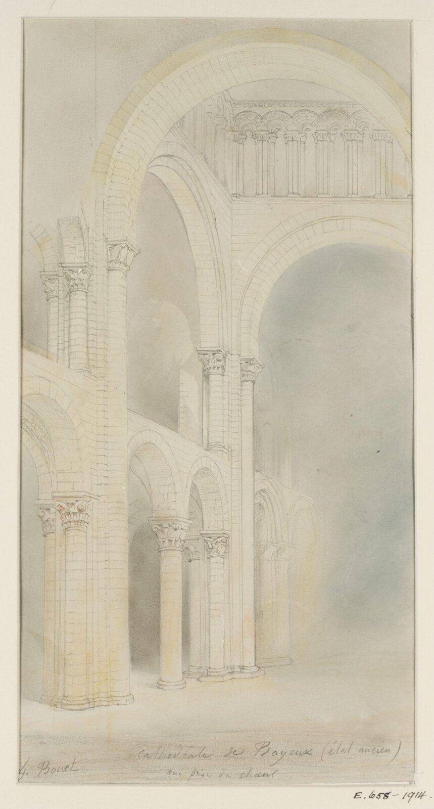 Drawing, Georges Adelmard Bouet, 19th Century