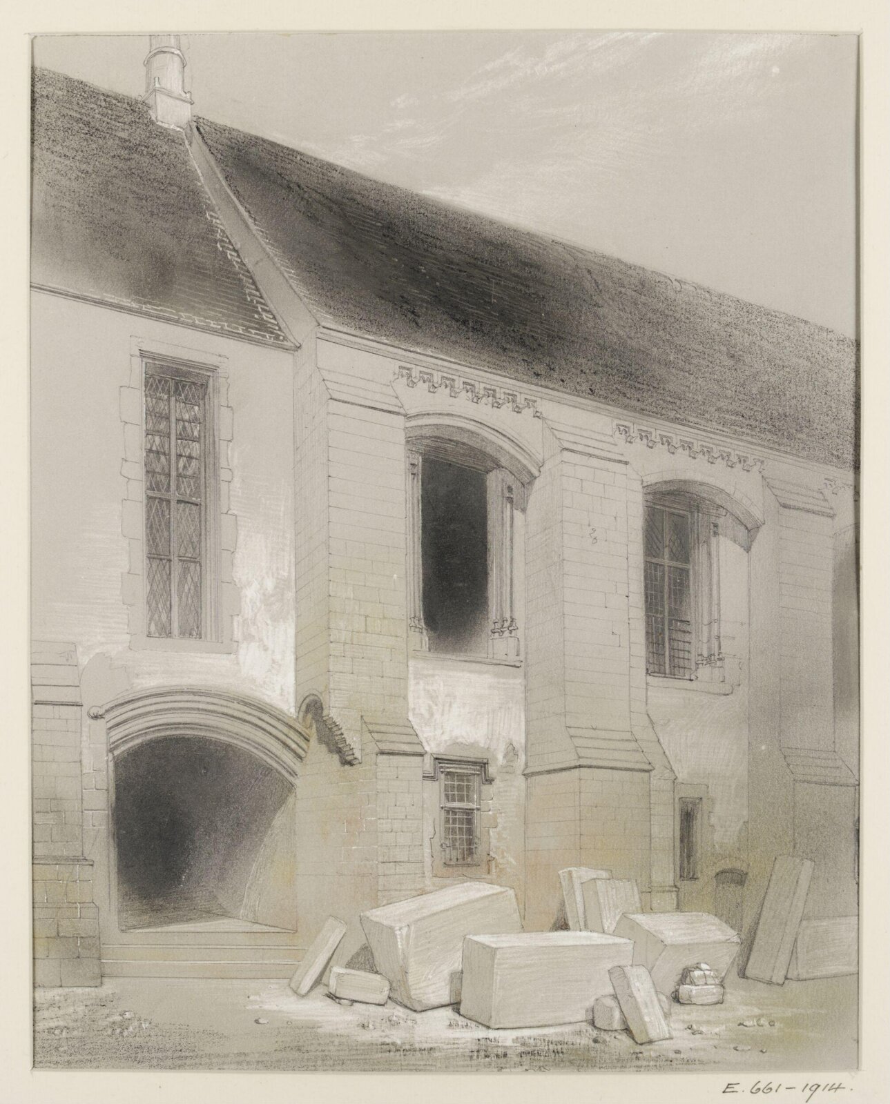 Drawing, Georges Adelmard Bouet, XIX век
