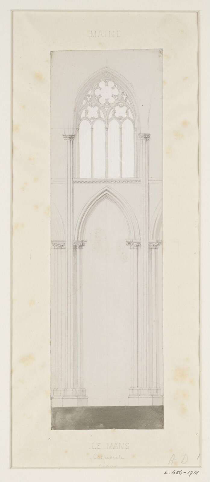 Drawing, Georges Adelmard Bouet, 19th Century