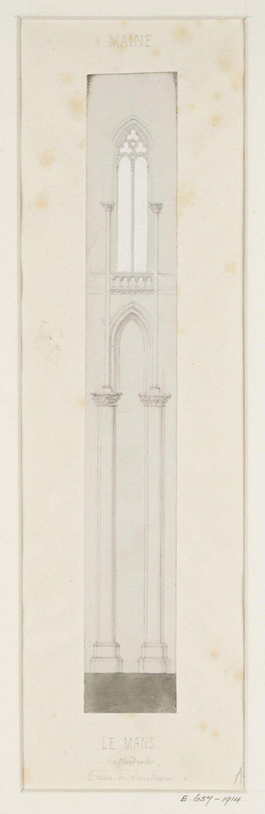 Drawing, Georges Adelmard Bouet, 19th Century