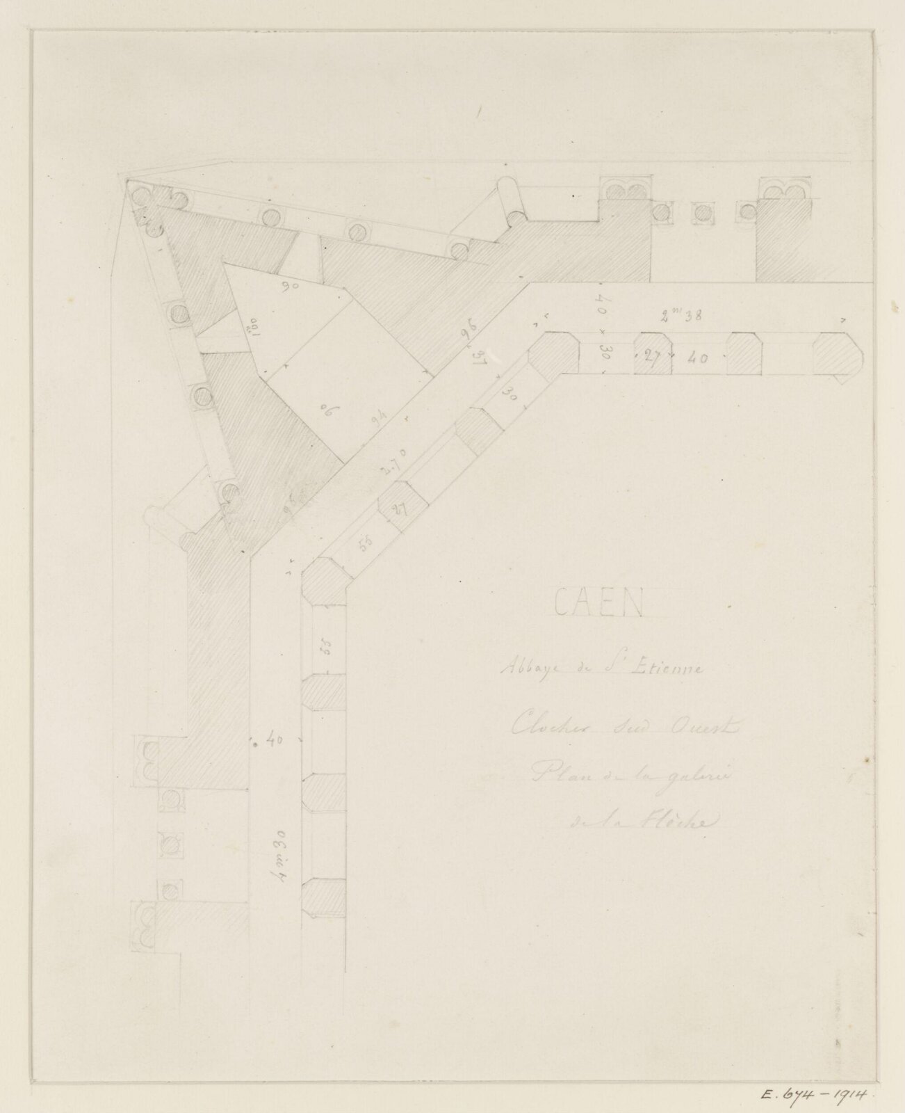 Drawing, Georges Adelmard Bouet, XIX век