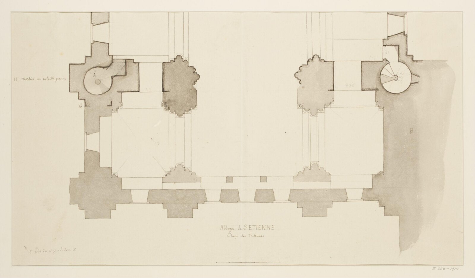 Drawing, Georges Adelmard Bouet, 19th Century