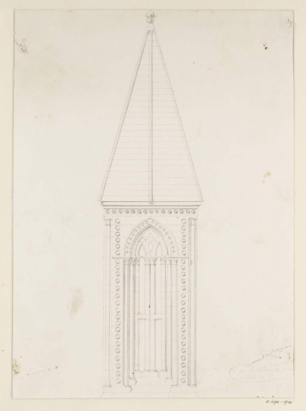 Drawing, Georges Adelmard Bouet, 19th Century
