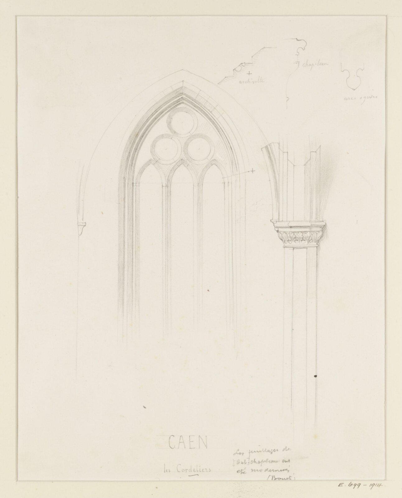 Drawing, Georges Adelmard Bouet, XIX век
