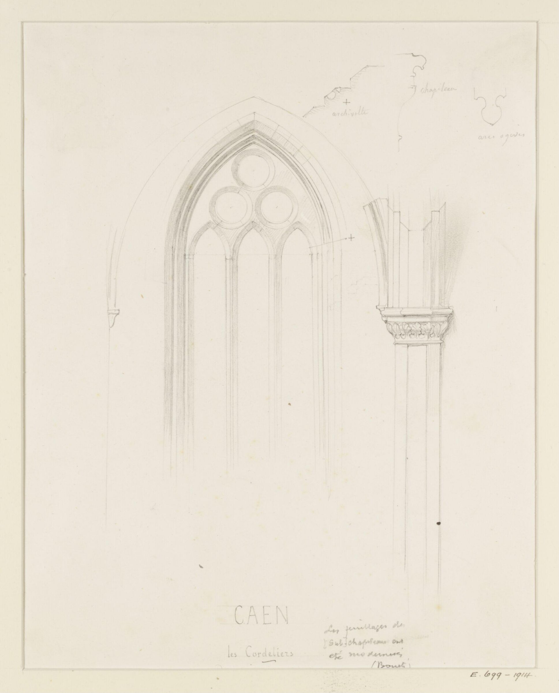 Drawing, Georges Adelmard Bouet, XIX век