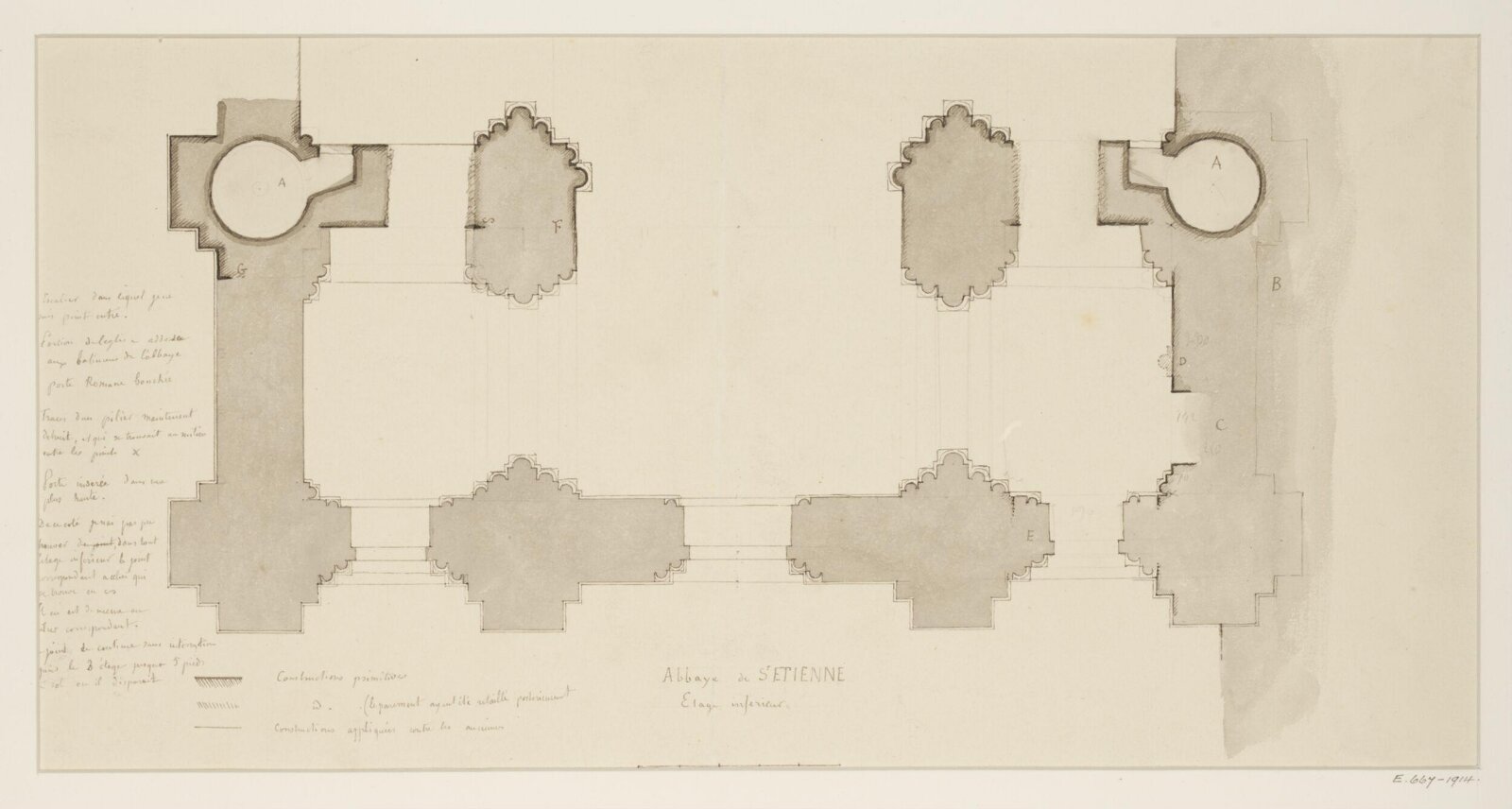 Drawing, Georges Adelmard Bouet, 19th Century