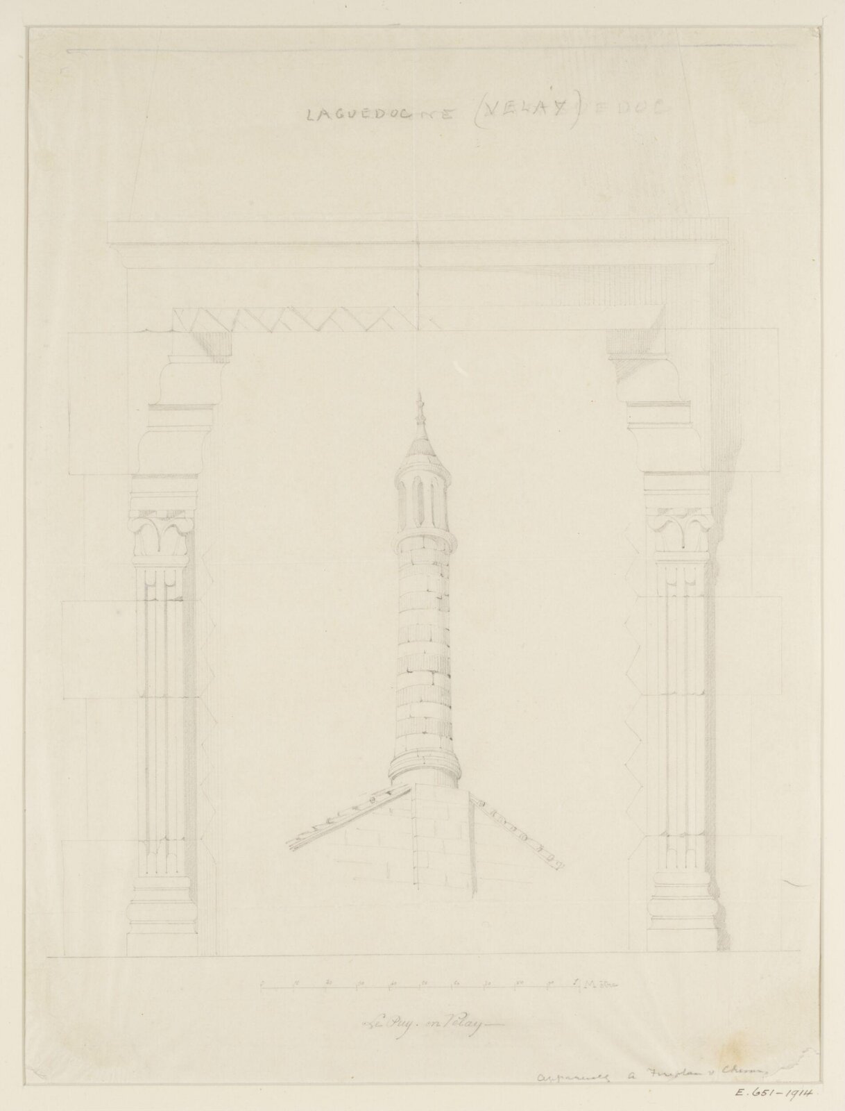 Drawing, Georges Adelmard Bouet, 19th Century