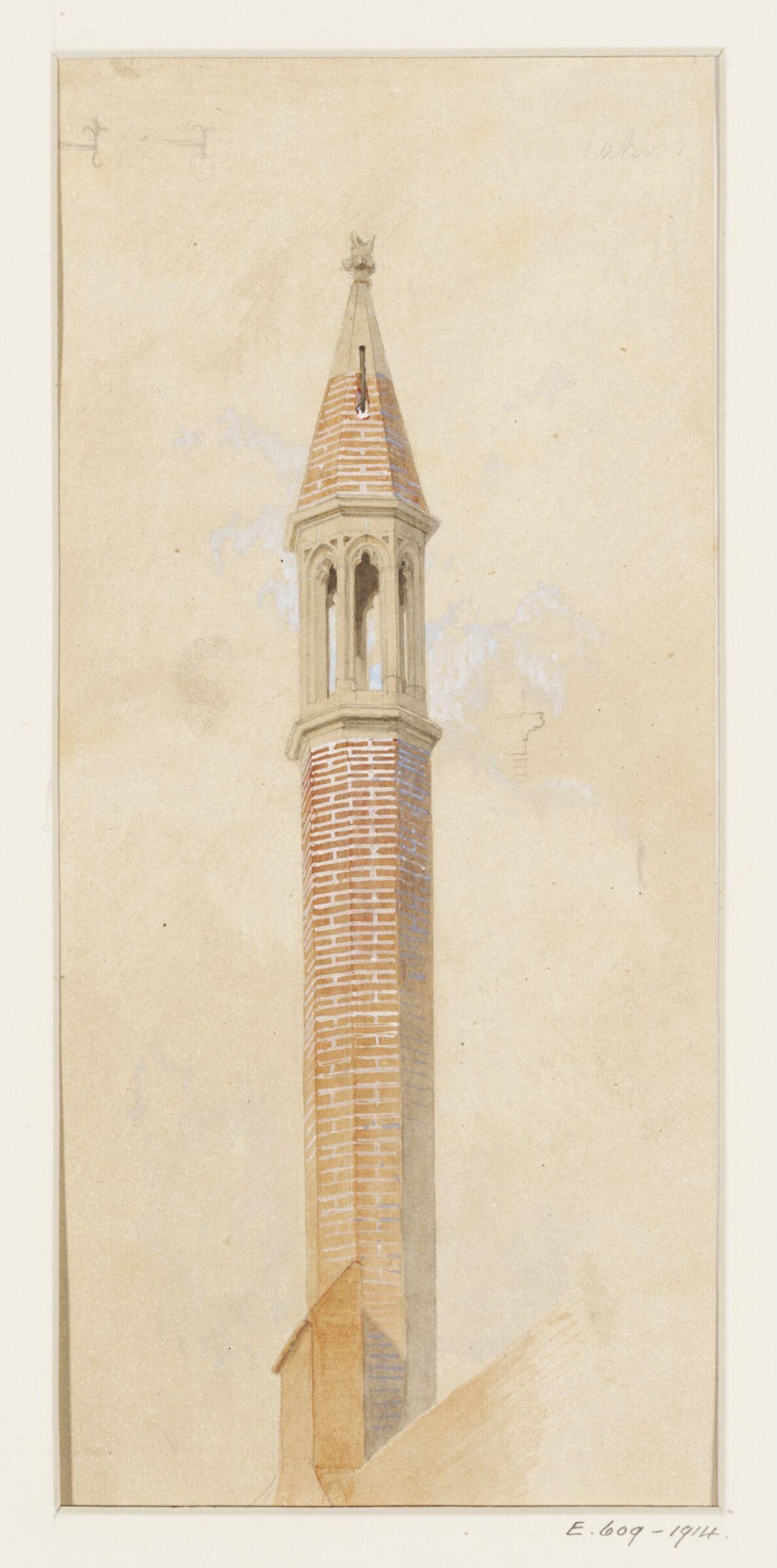 Drawing, Georges Adelmard Bouet, XIX век