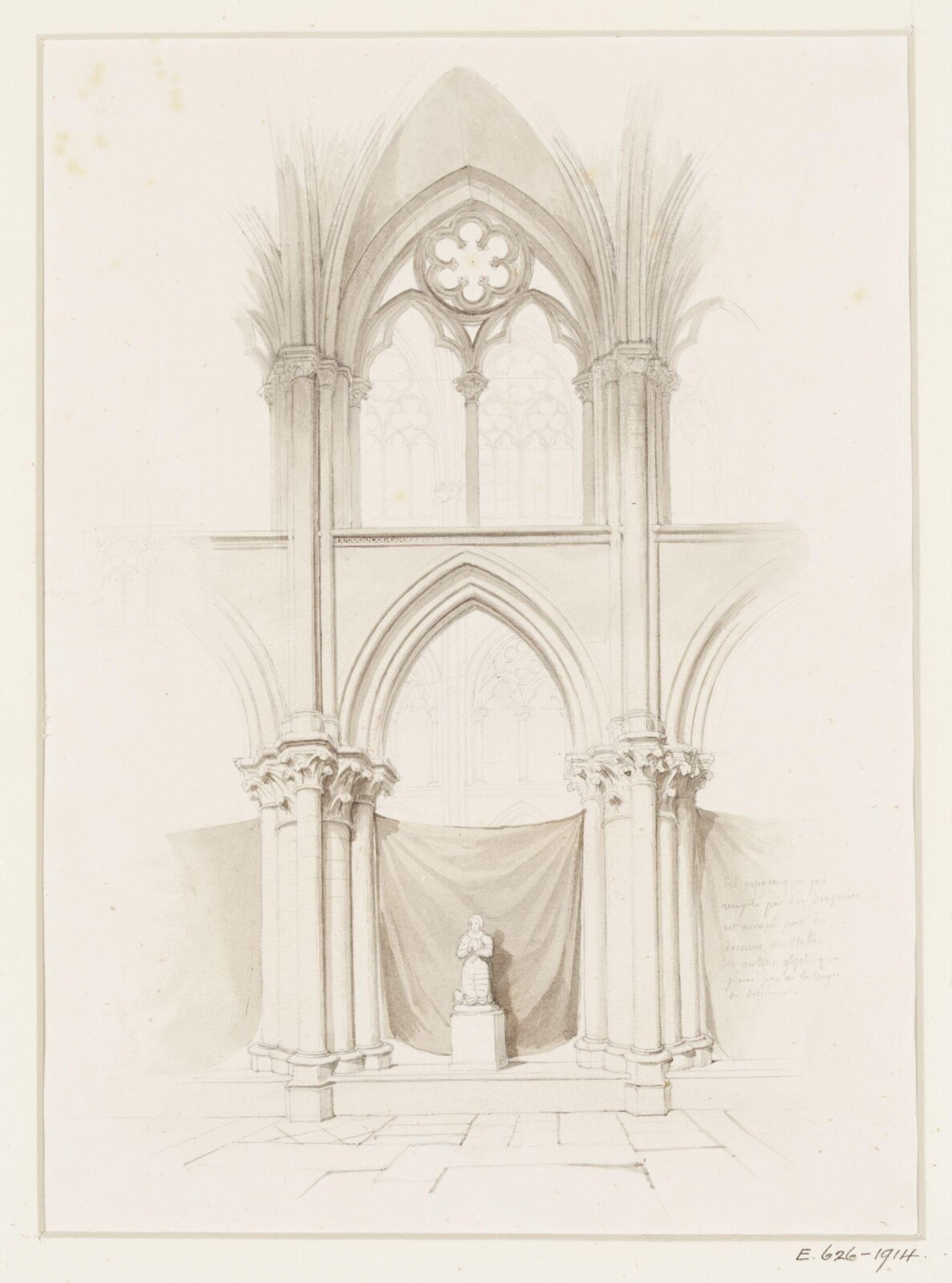 Drawing, Georges Adelmard Bouet, 19th Century