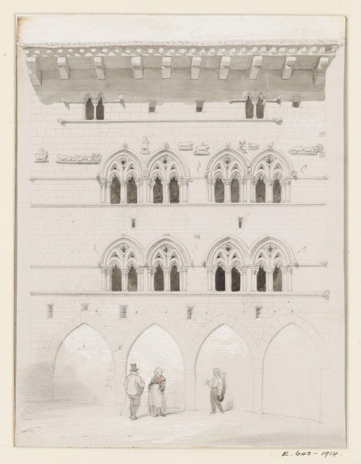 Drawing, Georges Adelmard Bouet, XIX век