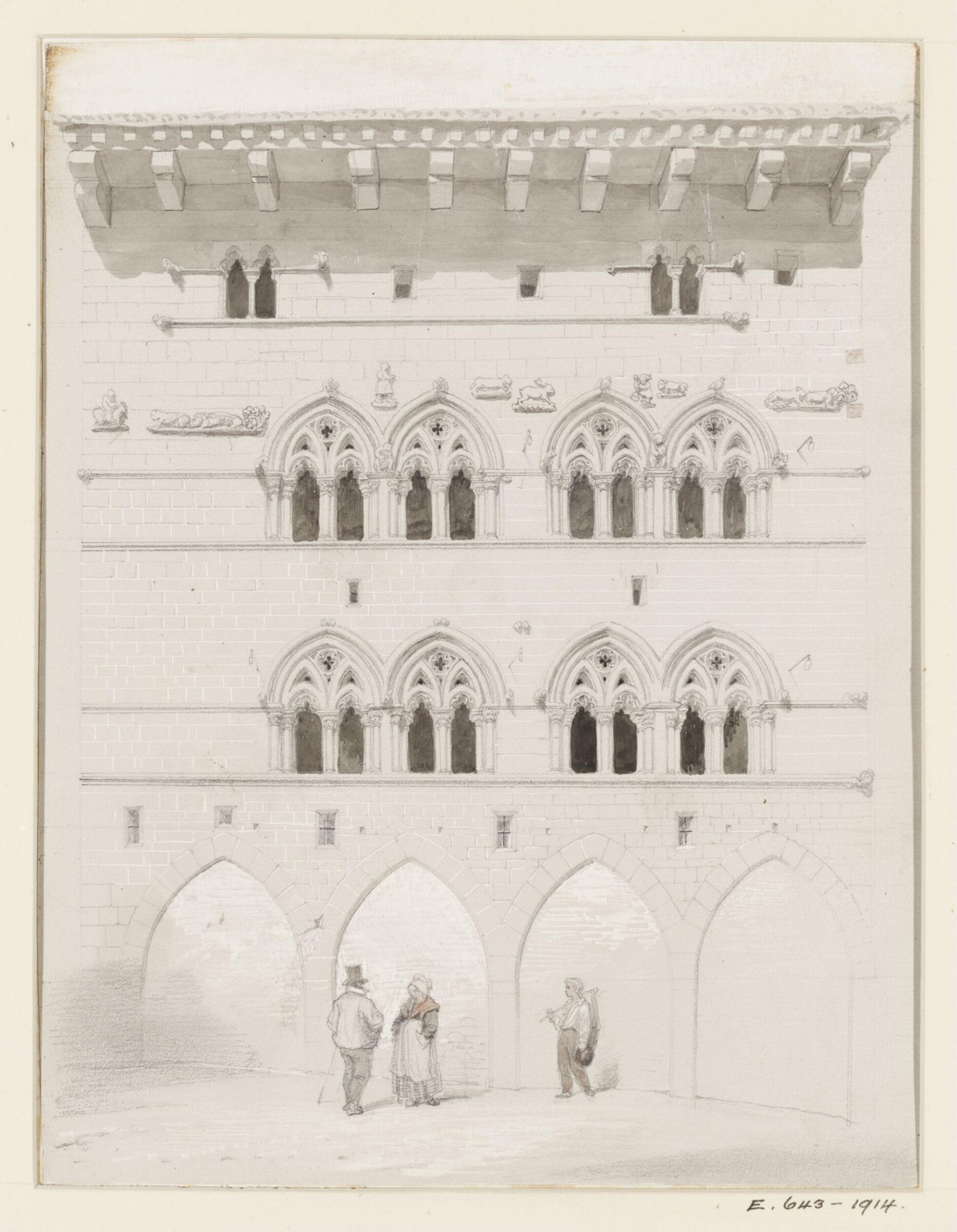 Drawing, Georges Adelmard Bouet, XIX век