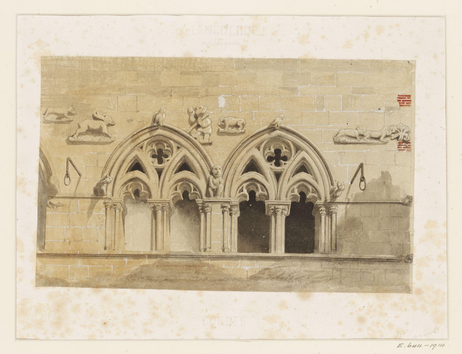 Drawing, Georges Adelmard Bouet, 19th Century