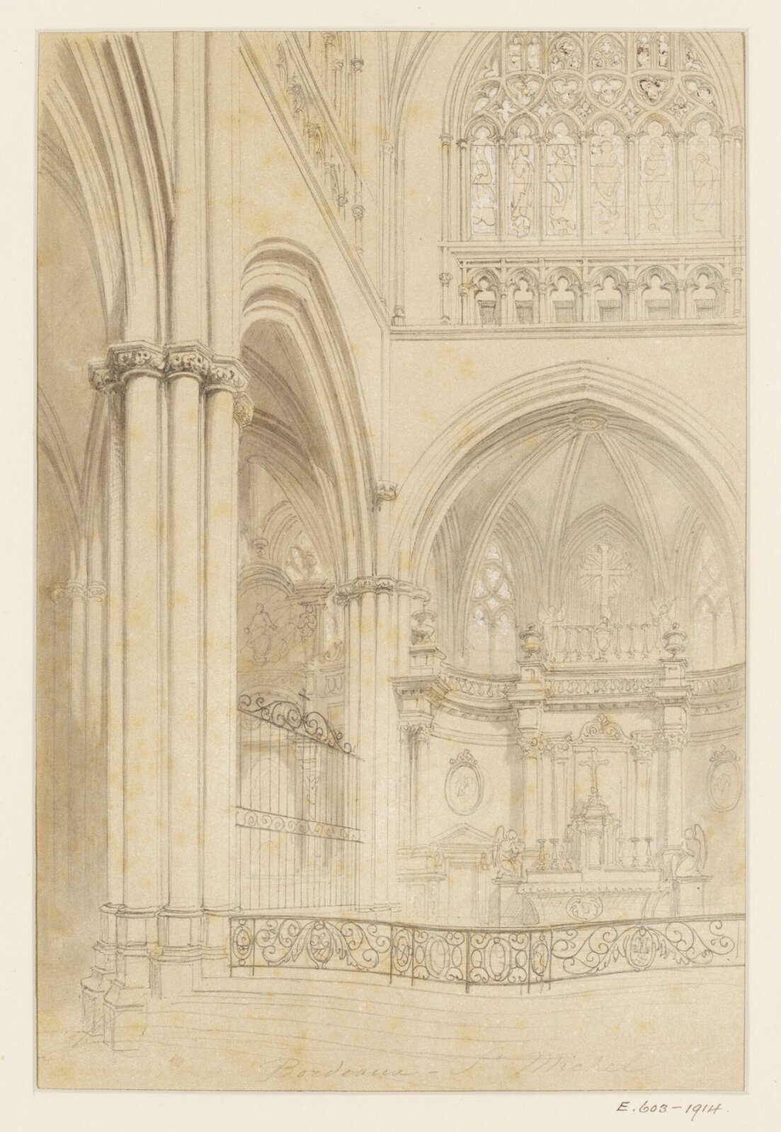 Drawing, Georges Adelmard Bouet, XIX век