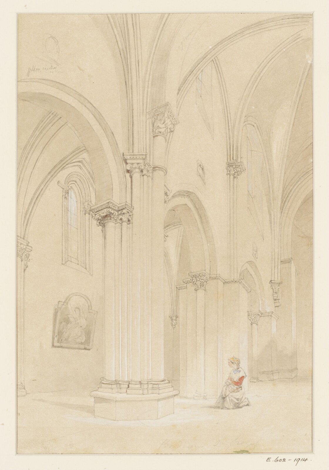 Drawing, Georges Adelmard Bouet, 19th Century