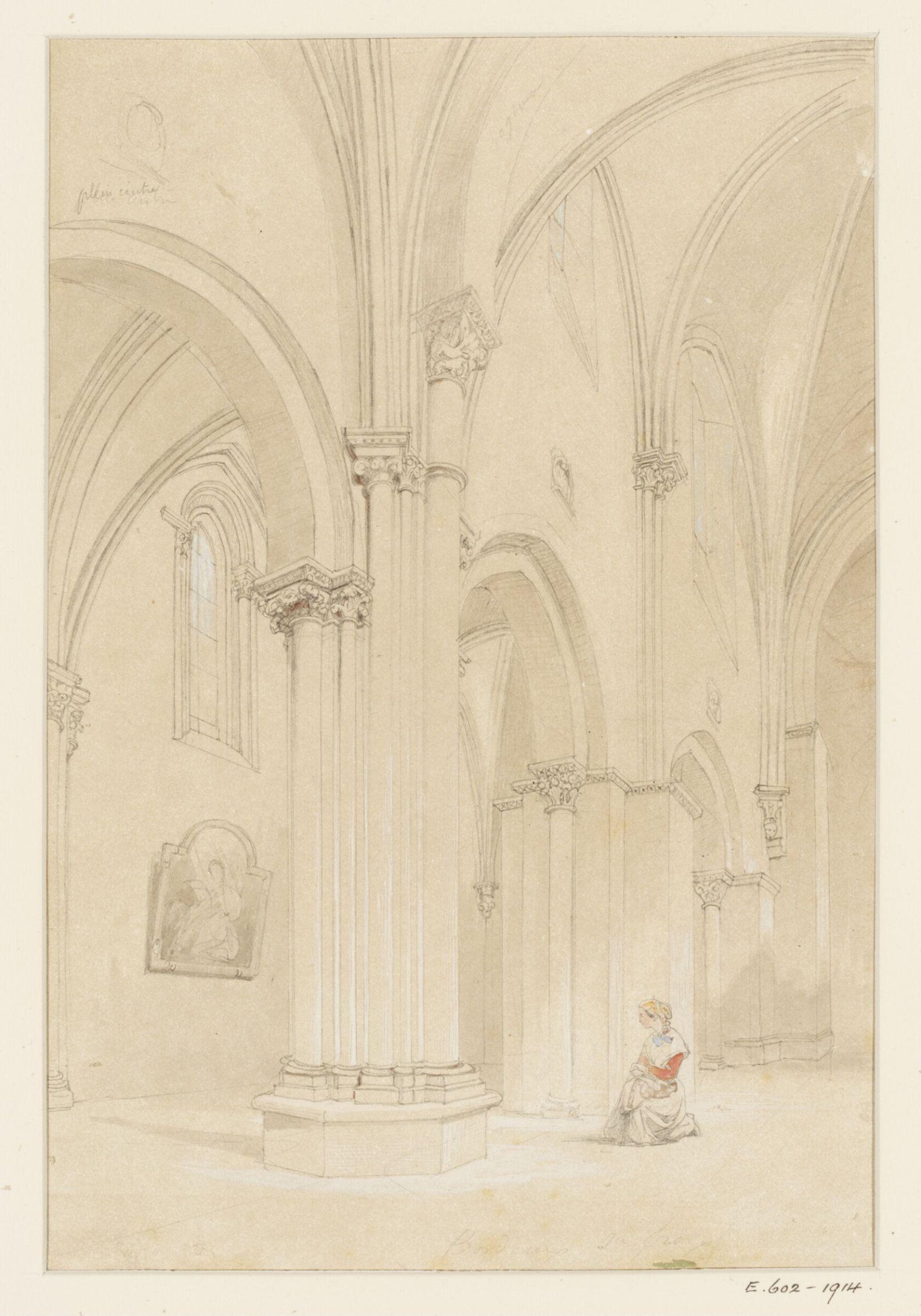 Drawing, Georges Adelmard Bouet, XIX век