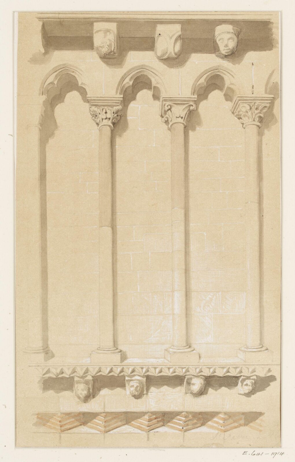 Drawing, Georges Adelmard Bouet, 19th Century
