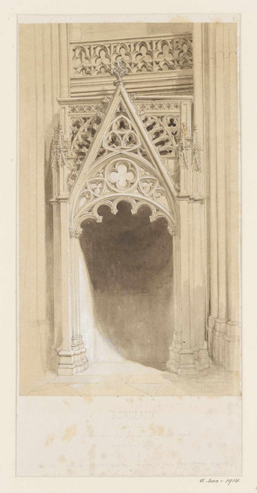 Drawing, Georges Adelmard Bouet, 19th Century