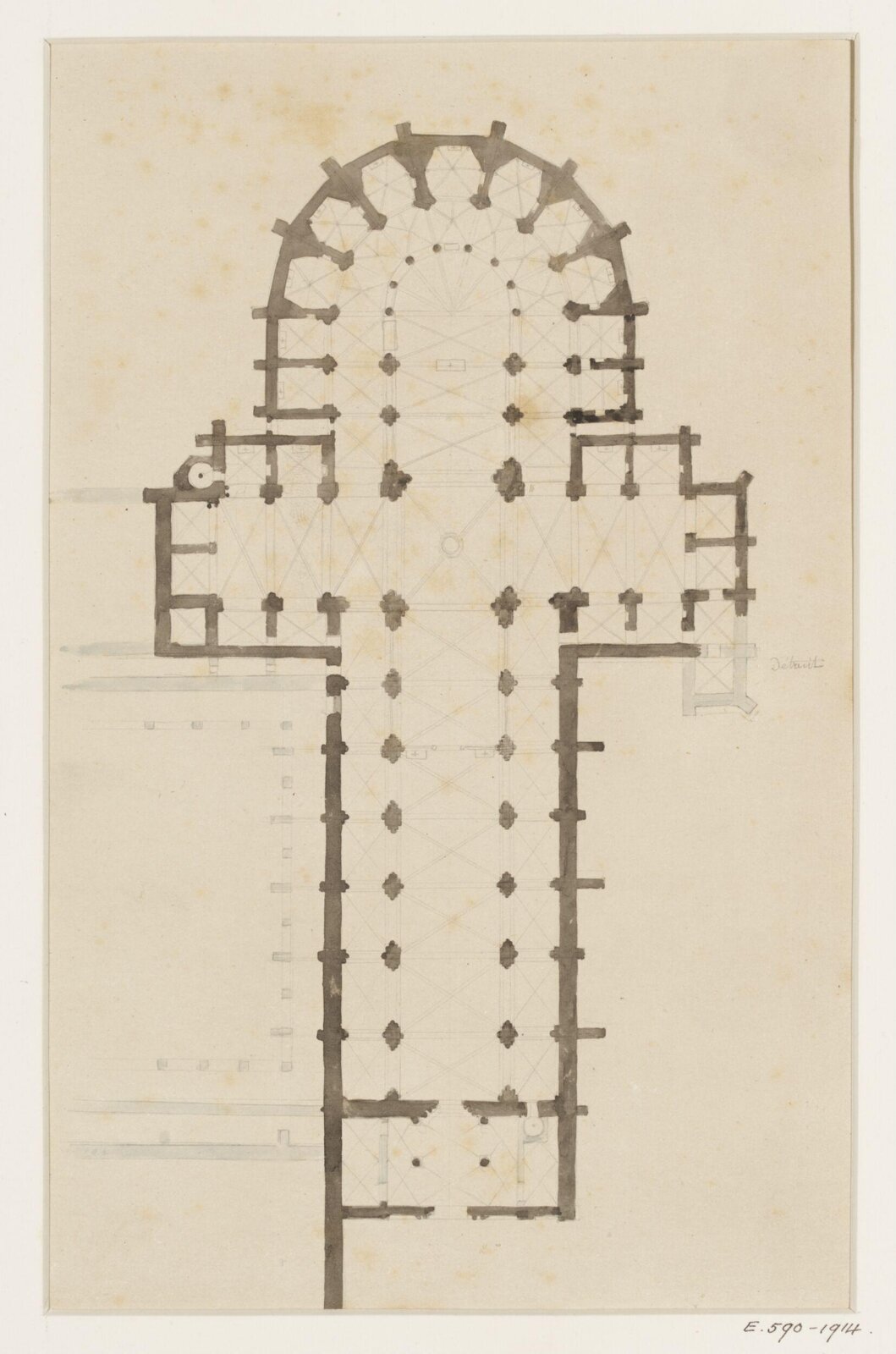 Drawing, Georges Adelmard Bouet, 19th Century