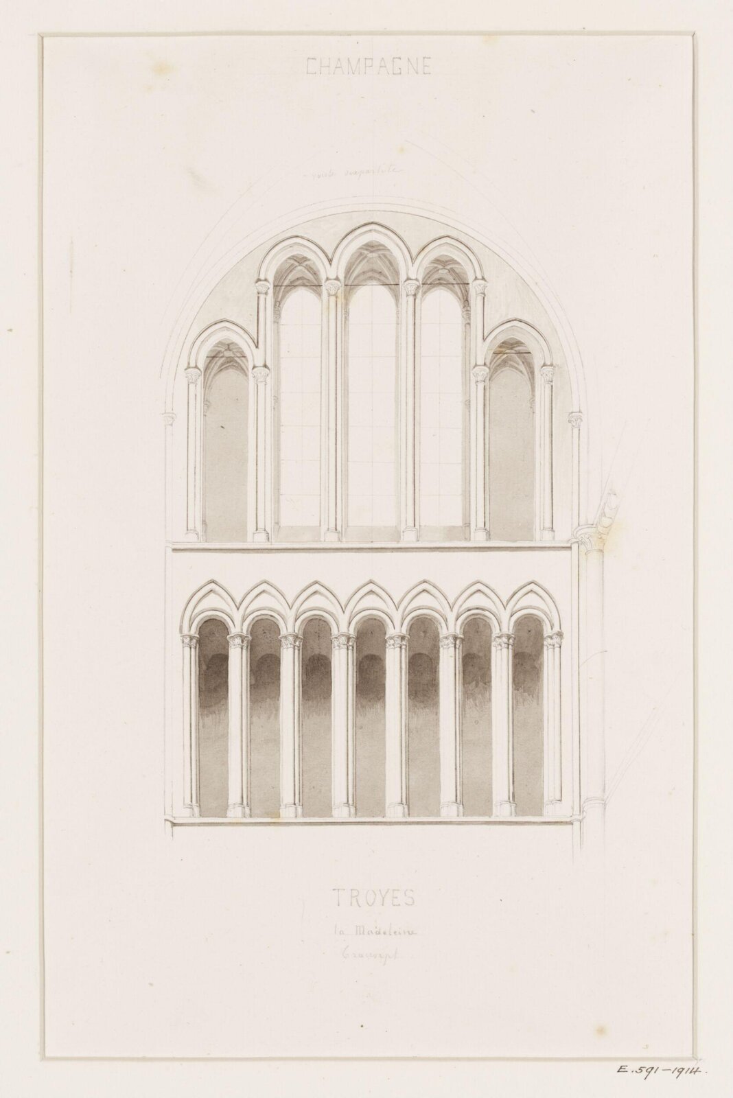 Drawing, Georges Adelmard Bouet, 19th Century