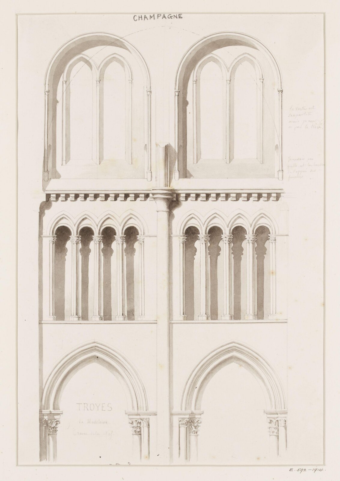 Drawing, Georges Adelmard Bouet, 19th Century