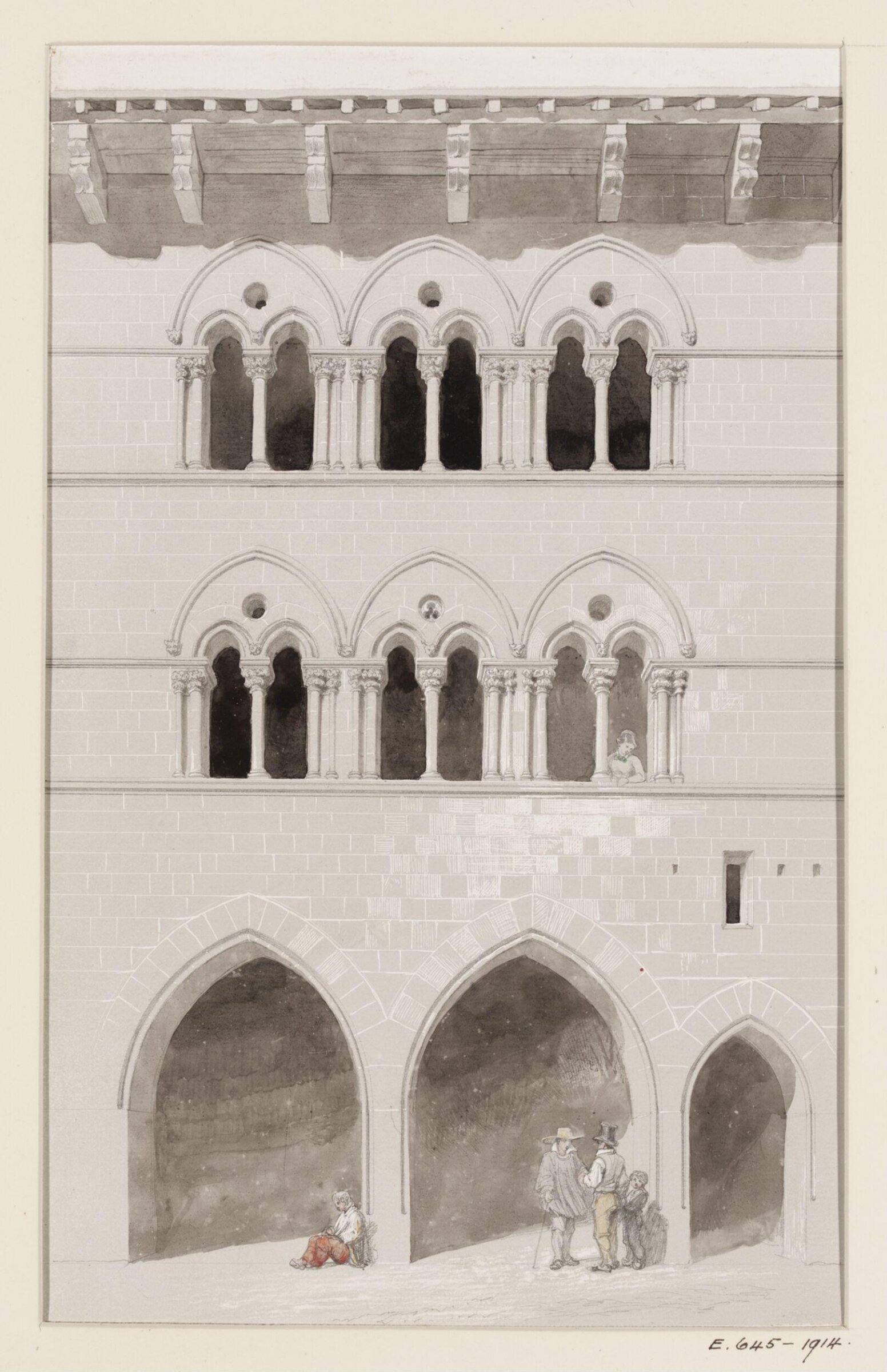Drawing, Georges Adelmard Bouet, XIX век