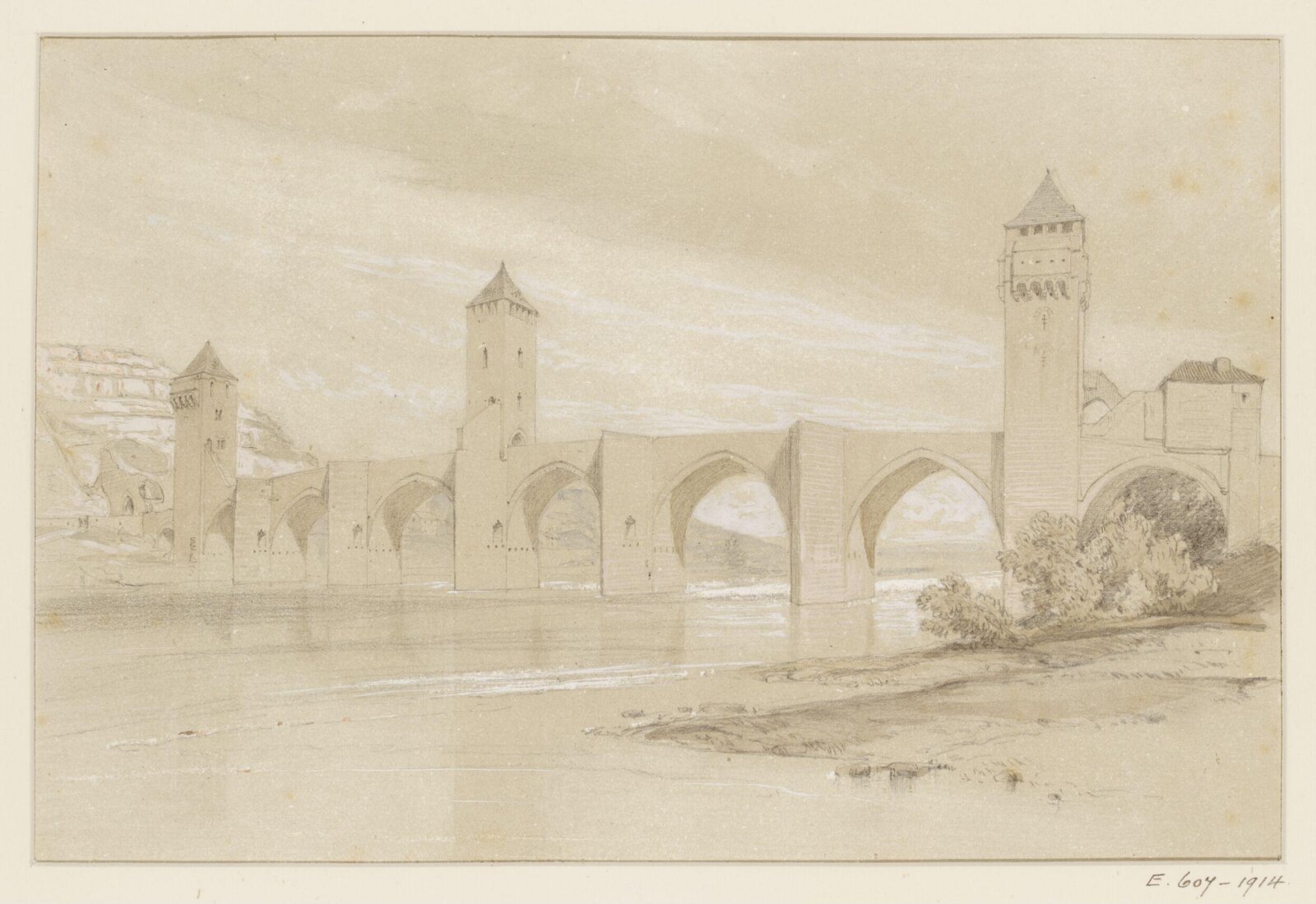 Drawing, Georges Adelmard Bouet, 19th Century