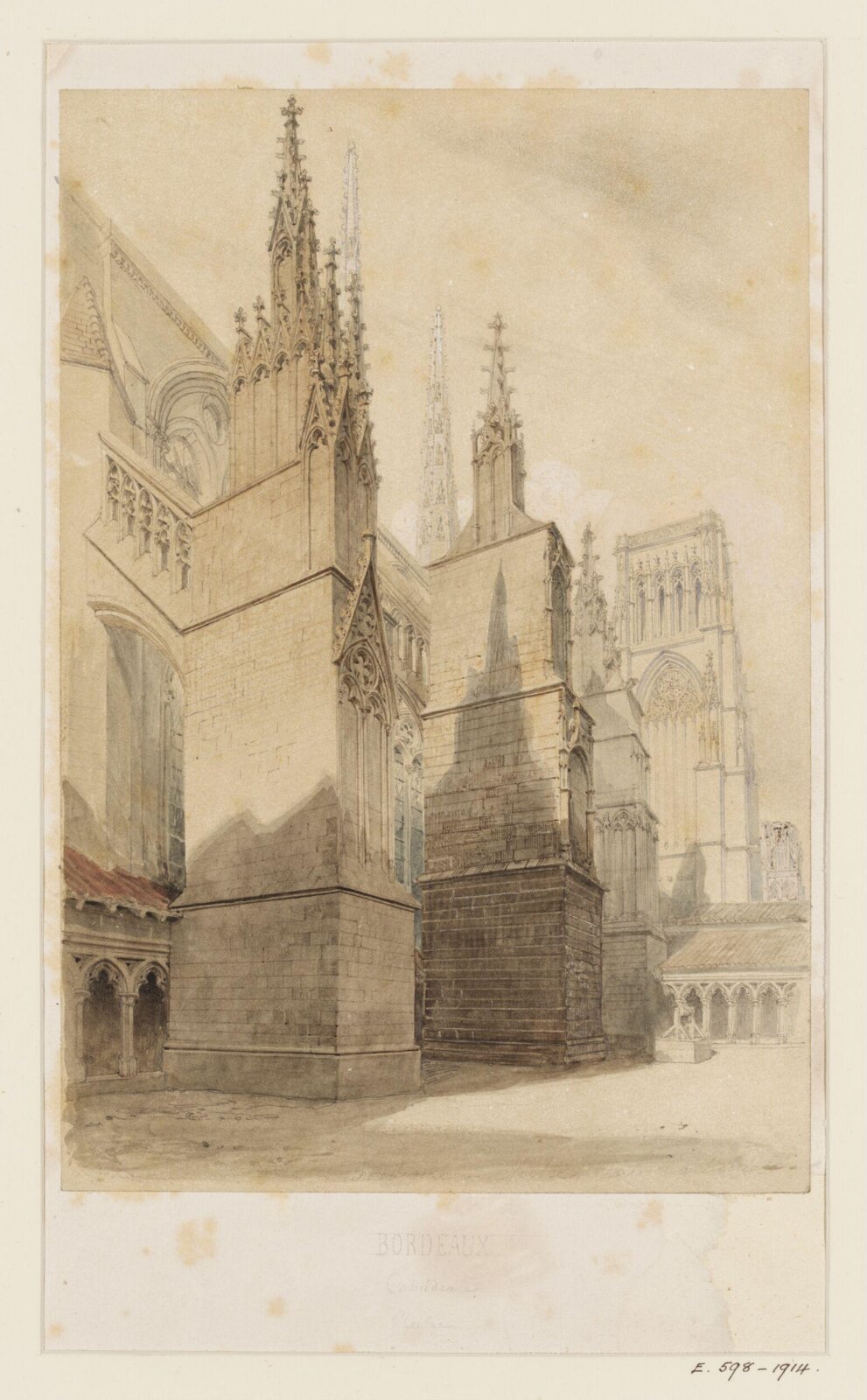 Drawing, Georges Adelmard Bouet, XIX век