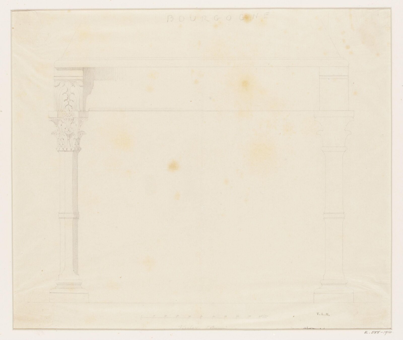 Drawing, Georges Adelmard Bouet, 19th Century