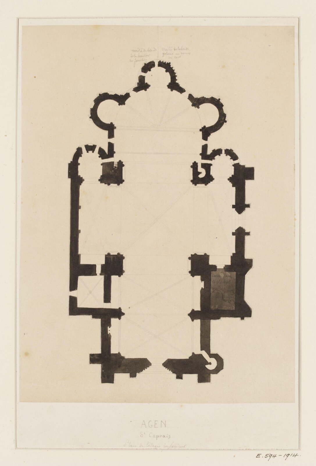 Drawing, Georges Adelmard Bouet, 19th Century
