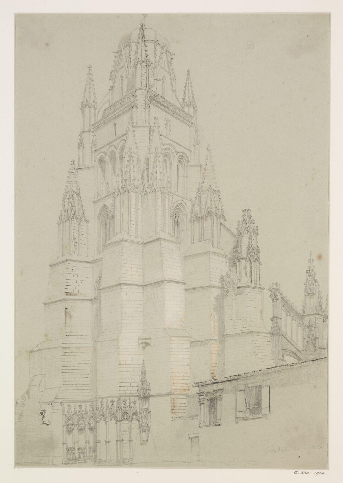Drawing, Georges Adelmard Bouet, XIX век