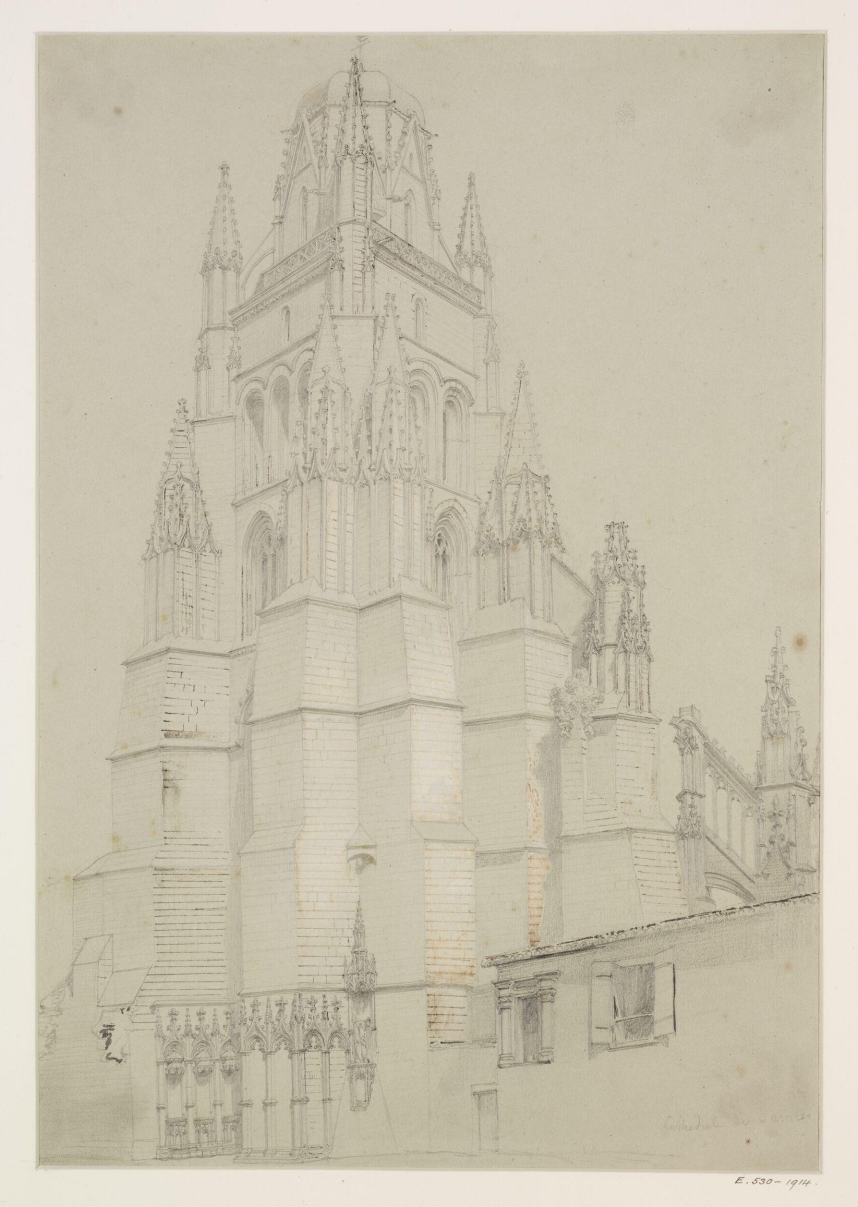 Drawing, Georges Adelmard Bouet, XIX век