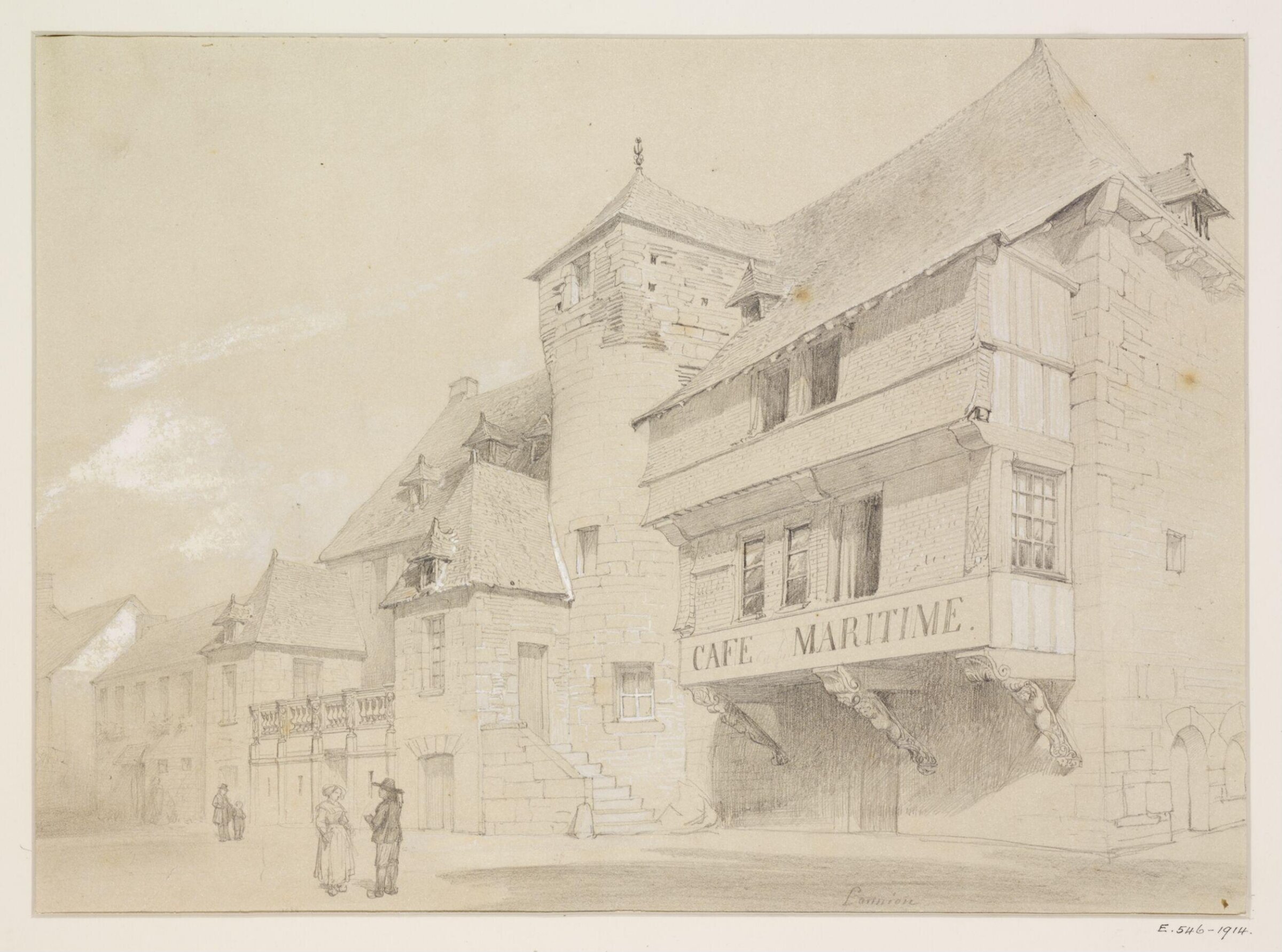 Drawing, Georges Adelmard Bouet, XIX век