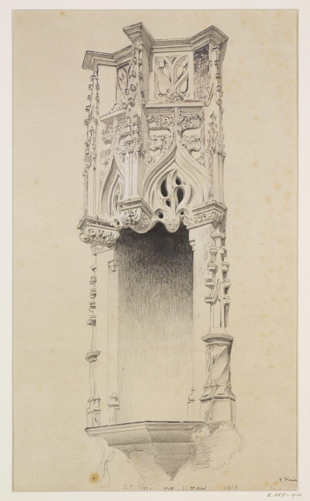 Drawing, Georges Adelmard Bouet, 19th Century