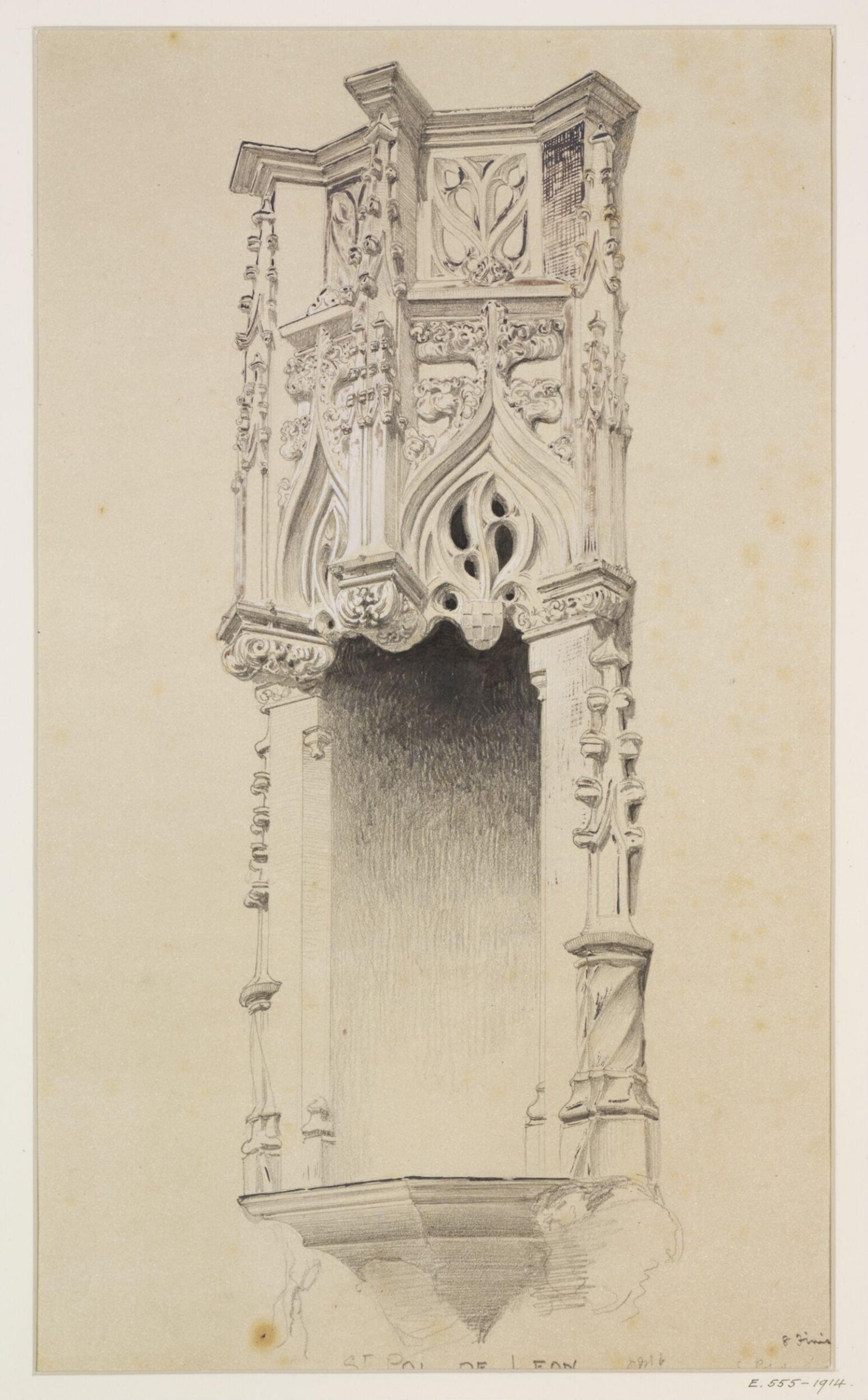 Drawing, Georges Adelmard Bouet, XIX век