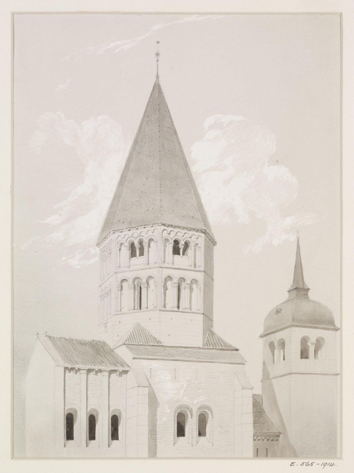 Drawing, Georges Adelmard Bouet, 19th Century