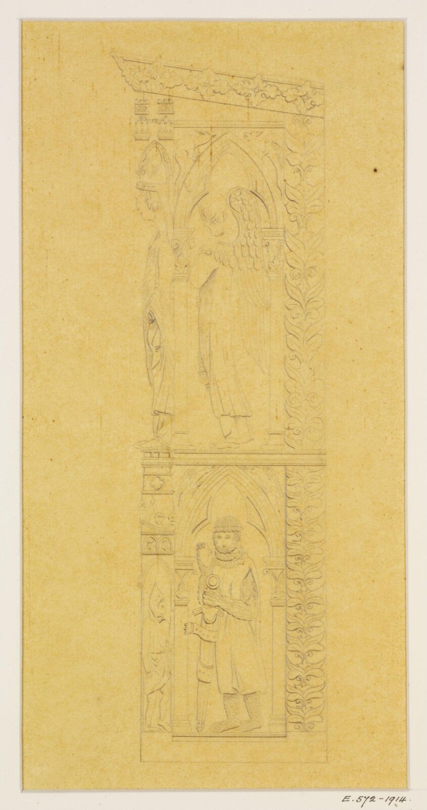 Drawing, Georges Adelmard Bouet, 19th Century