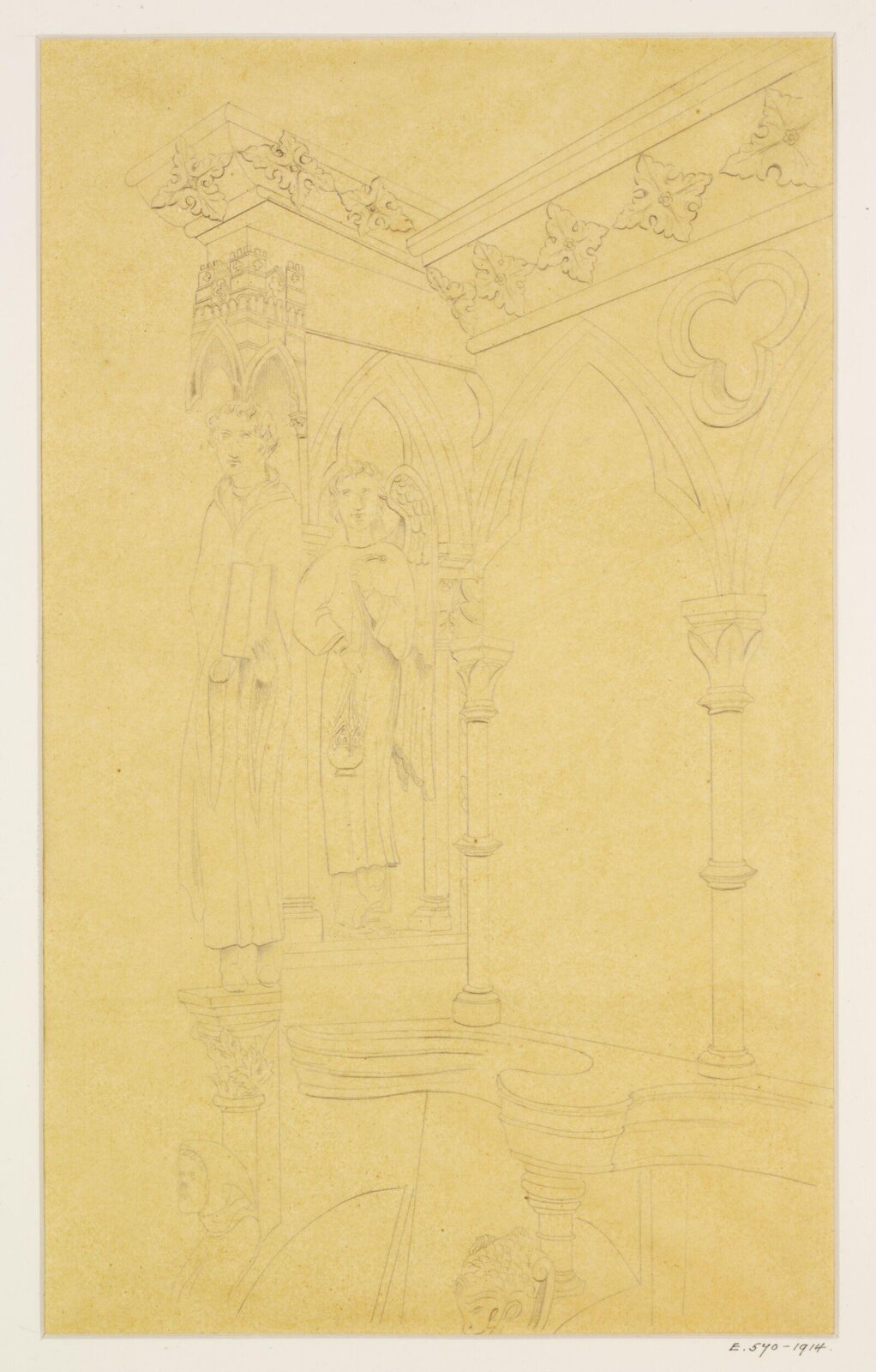 Drawing, Georges Adelmard Bouet, XIX век