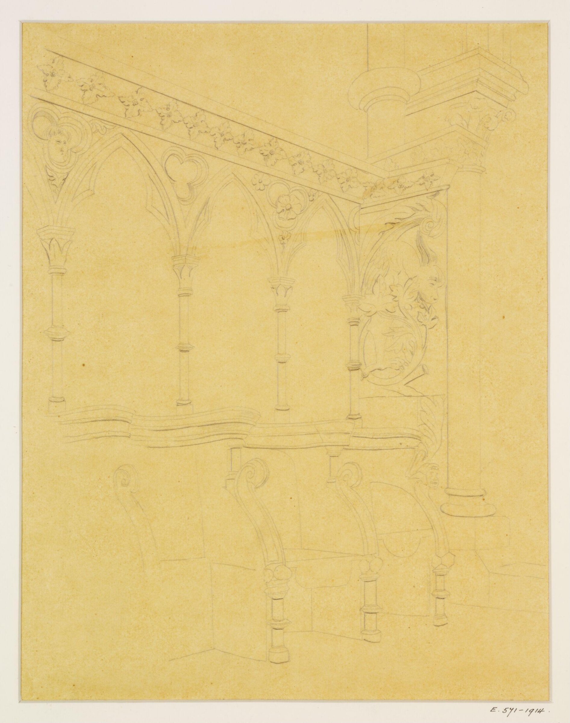 Drawing, Georges Adelmard Bouet, XIX век