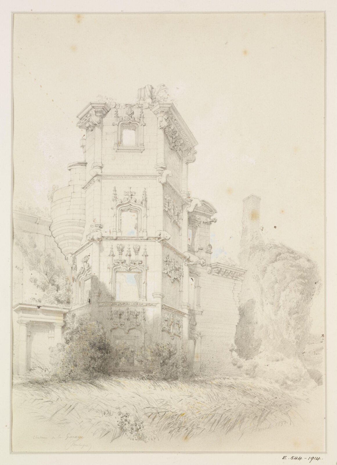 Drawing, Georges Adelmard Bouet, 1851