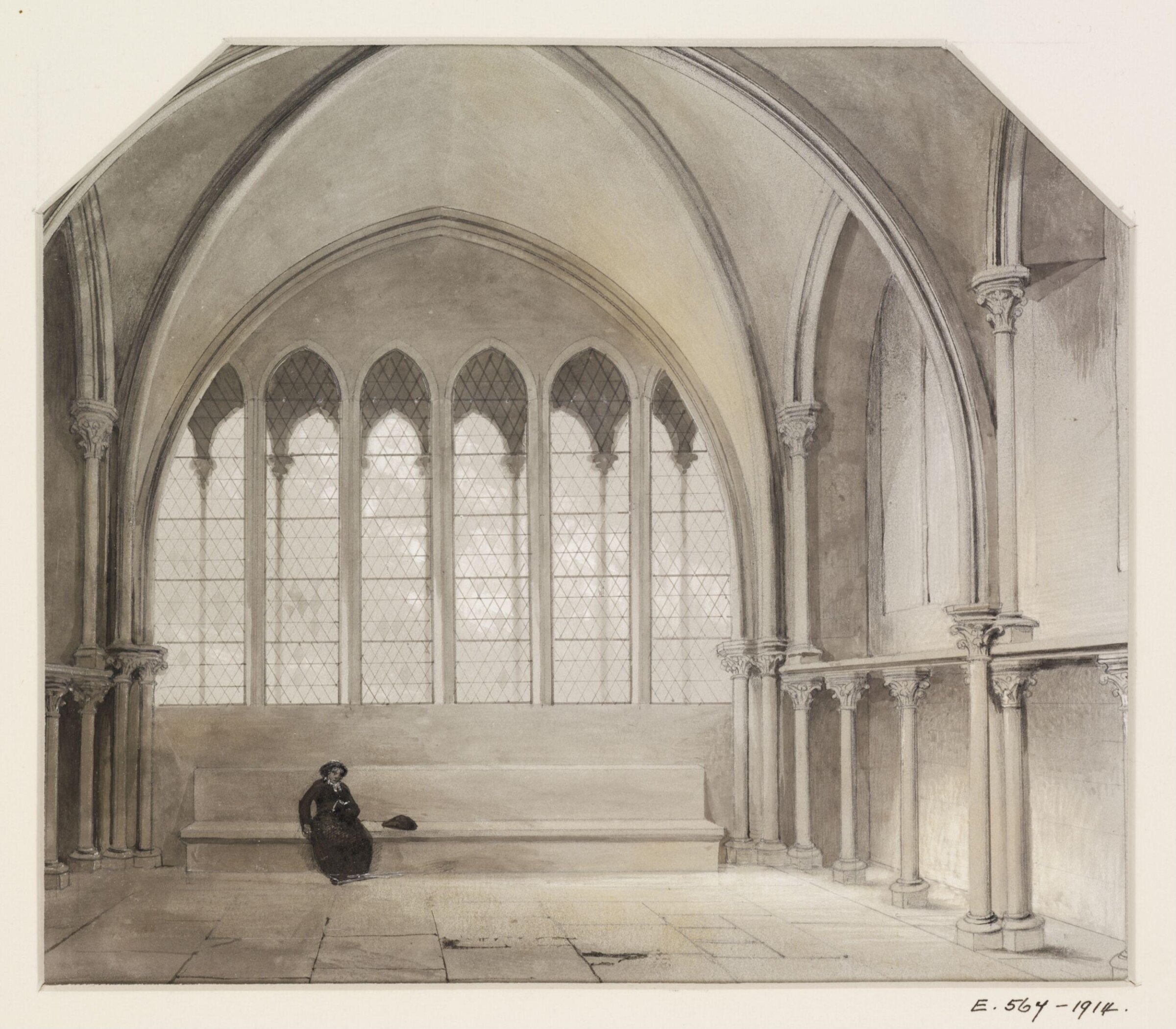 Drawing, Georges Adelmard Bouet, XIX век