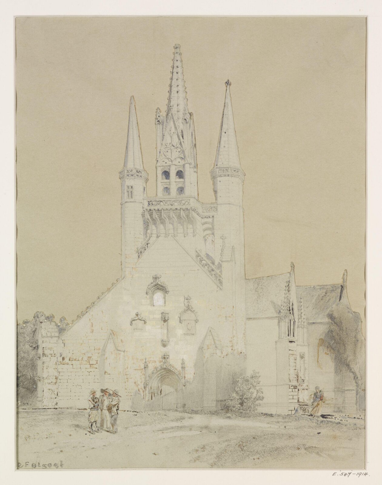 Drawing, Georges Adelmard Bouet, 19th Century