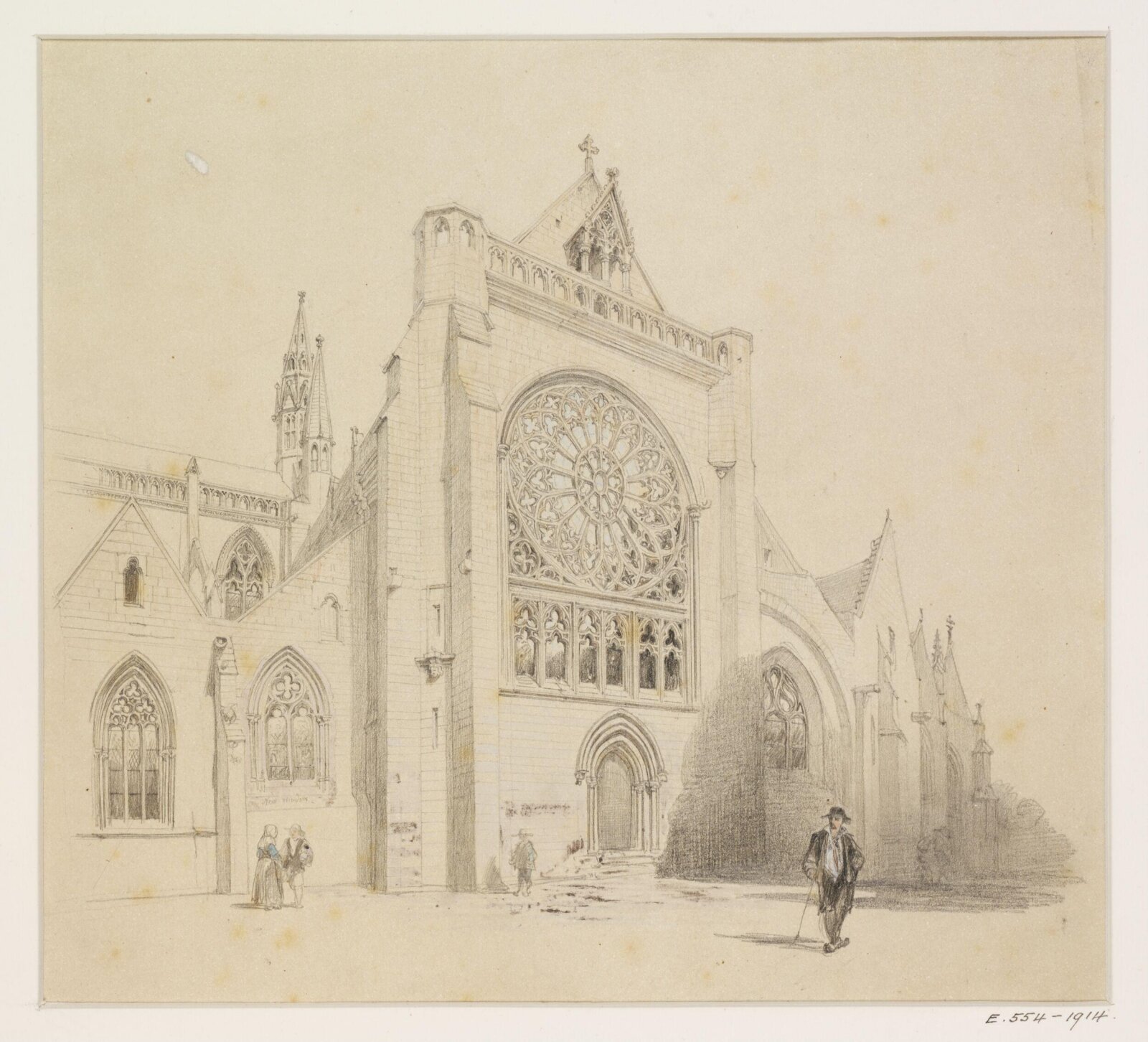 Drawing, Georges Adelmard Bouet, 19th Century