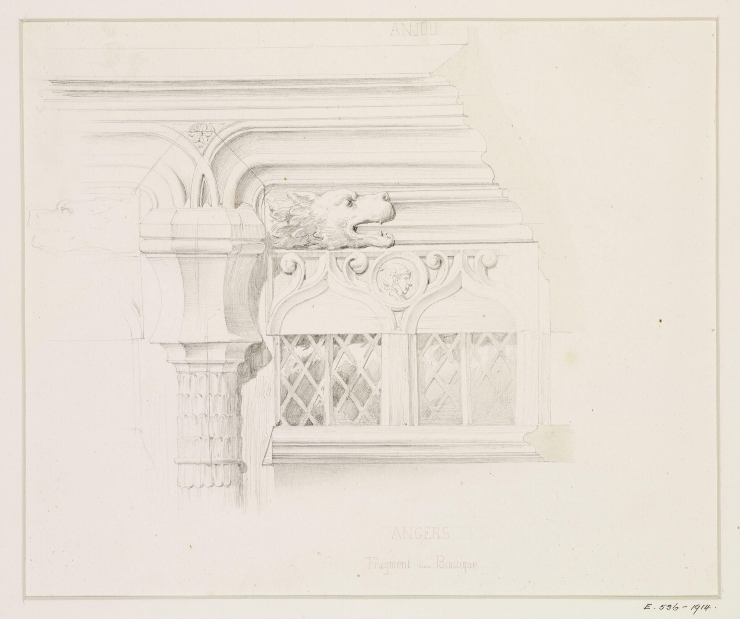 Drawing, Georges Adelmard Bouet, XIX век