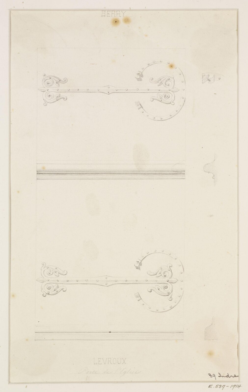 Drawing, Georges Adelmard Bouet, 19th Century