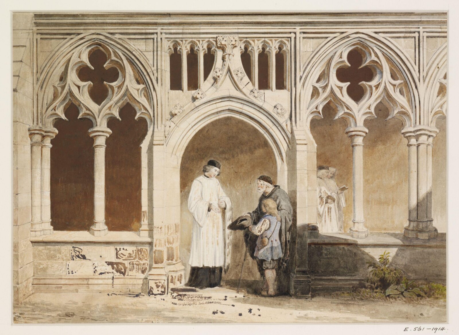 Drawing, Georges Adelmard Bouet, 19th Century