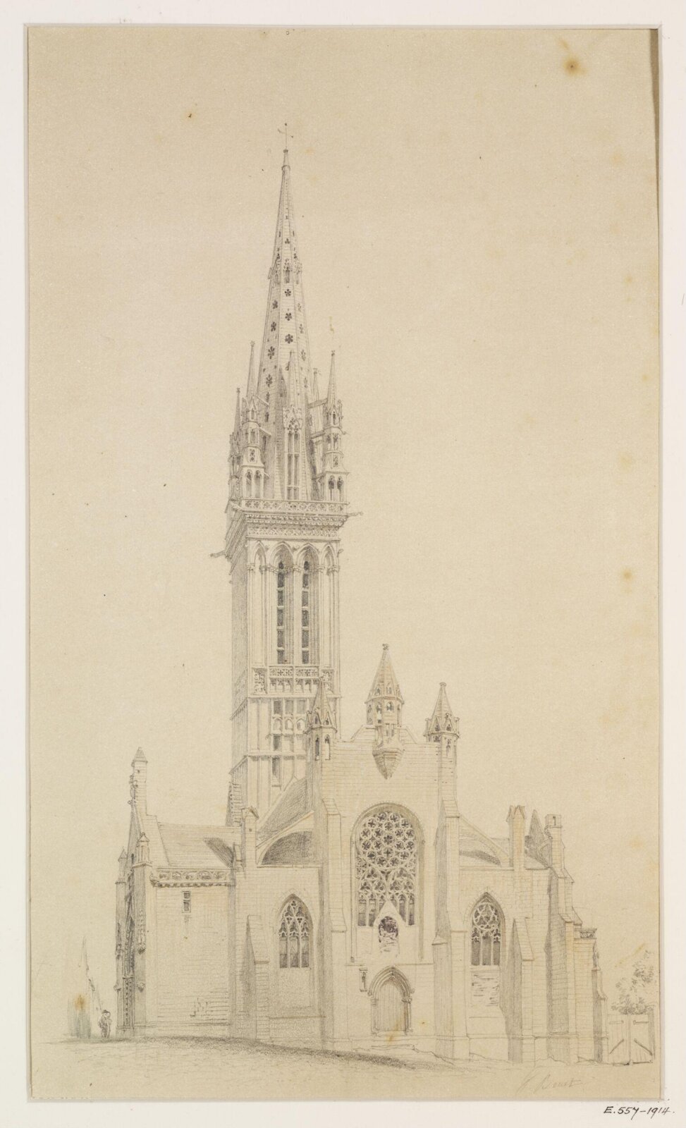 Drawing, Georges Adelmard Bouet, XIX век
