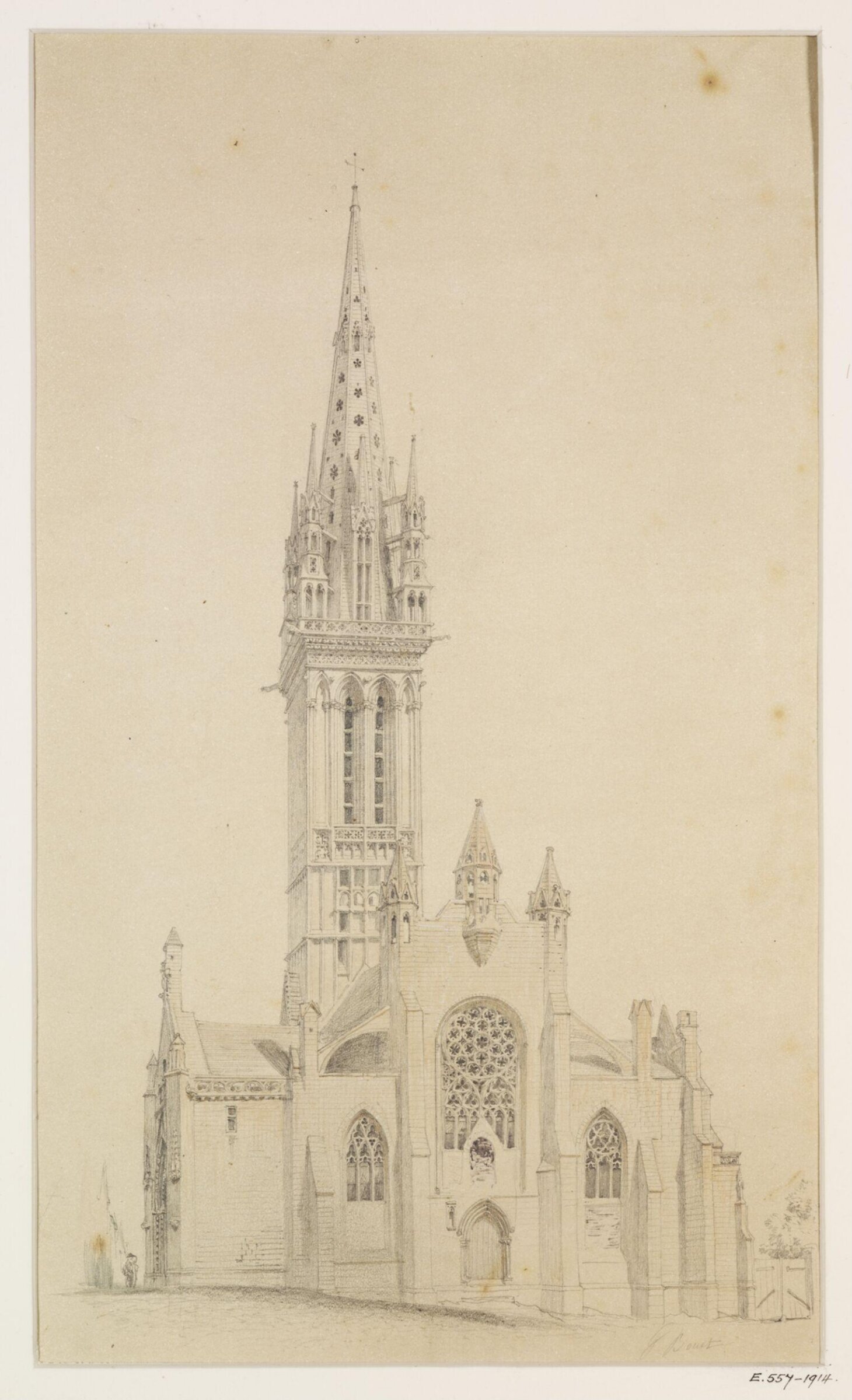 Drawing, Georges Adelmard Bouet, XIX век